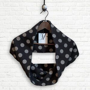 DVF Spotted Twill Wool Snood/Scarf